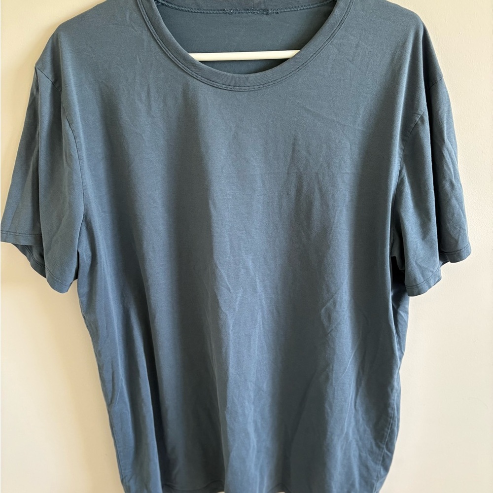 Lululemon Fundamental  Blue Short Sleeve Tee